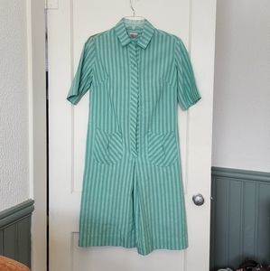 1960's pinstriped dress